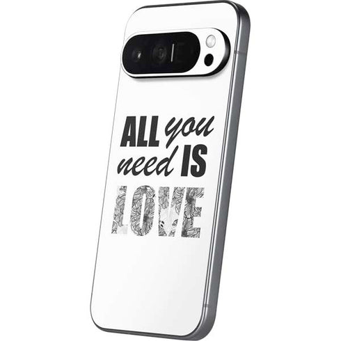 All You Need Is Love BW Pixel 9 Pro XL Skin